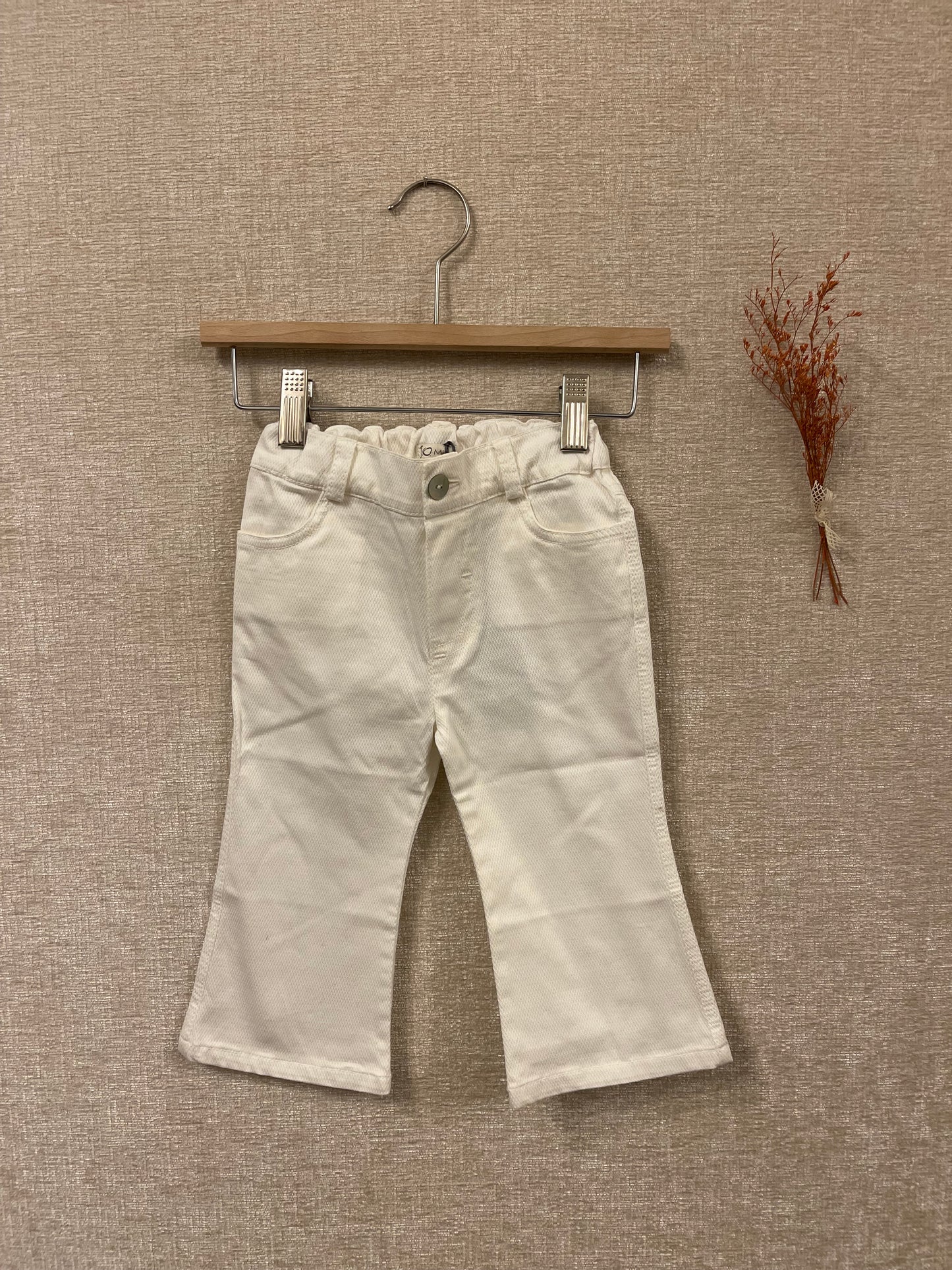 Pantalone in cotone a trombetta