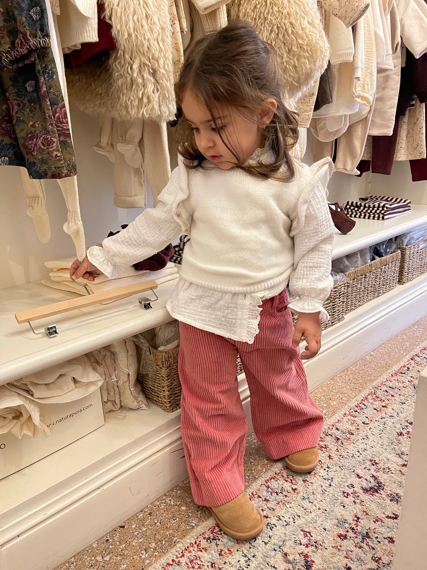 Gilet bianco con dettagli glitter