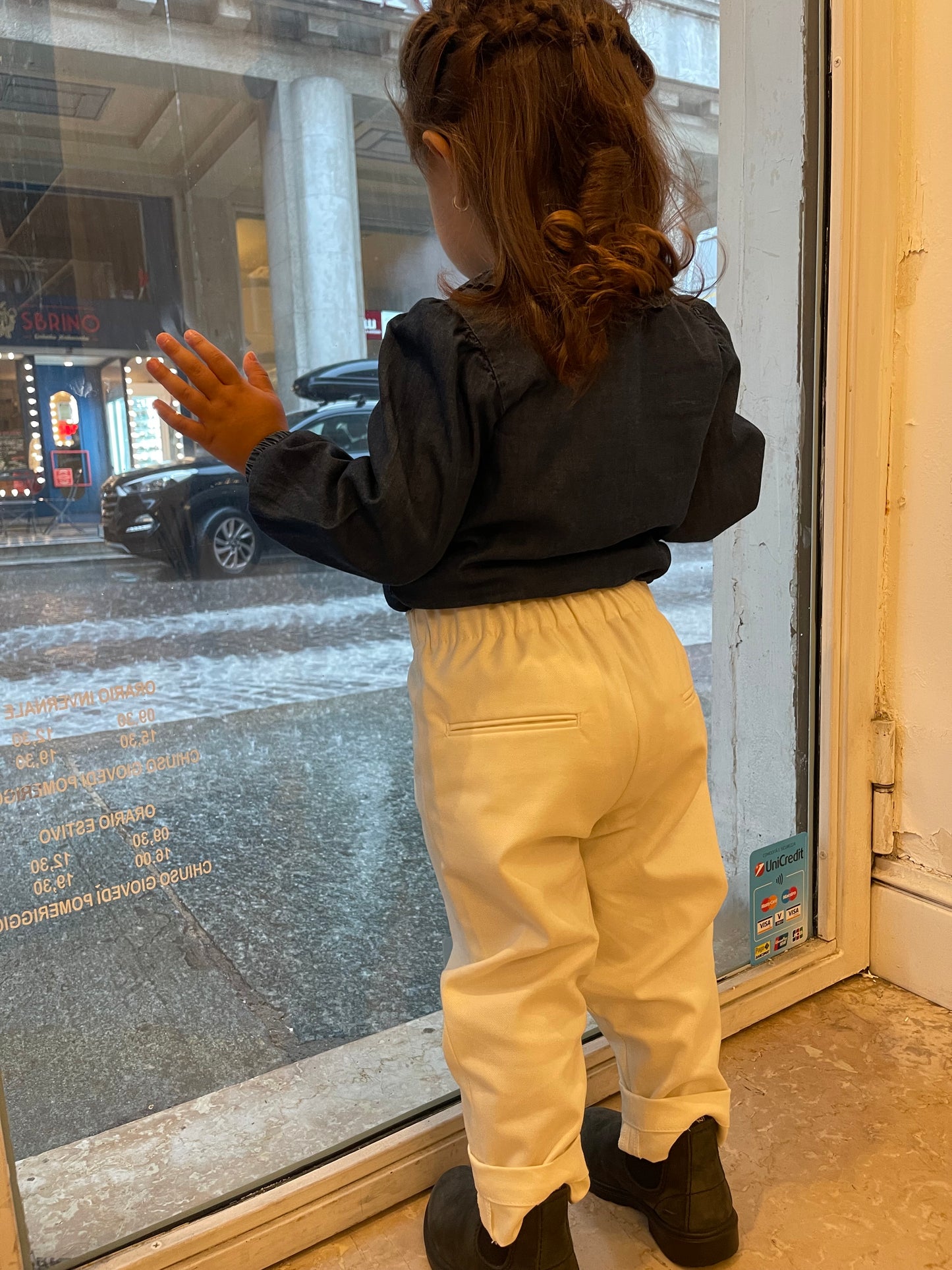 Pantalone/salopette sartoriale