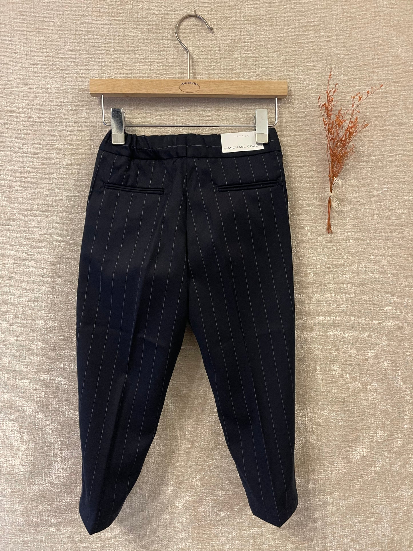 Pantalone gessato militare/navy