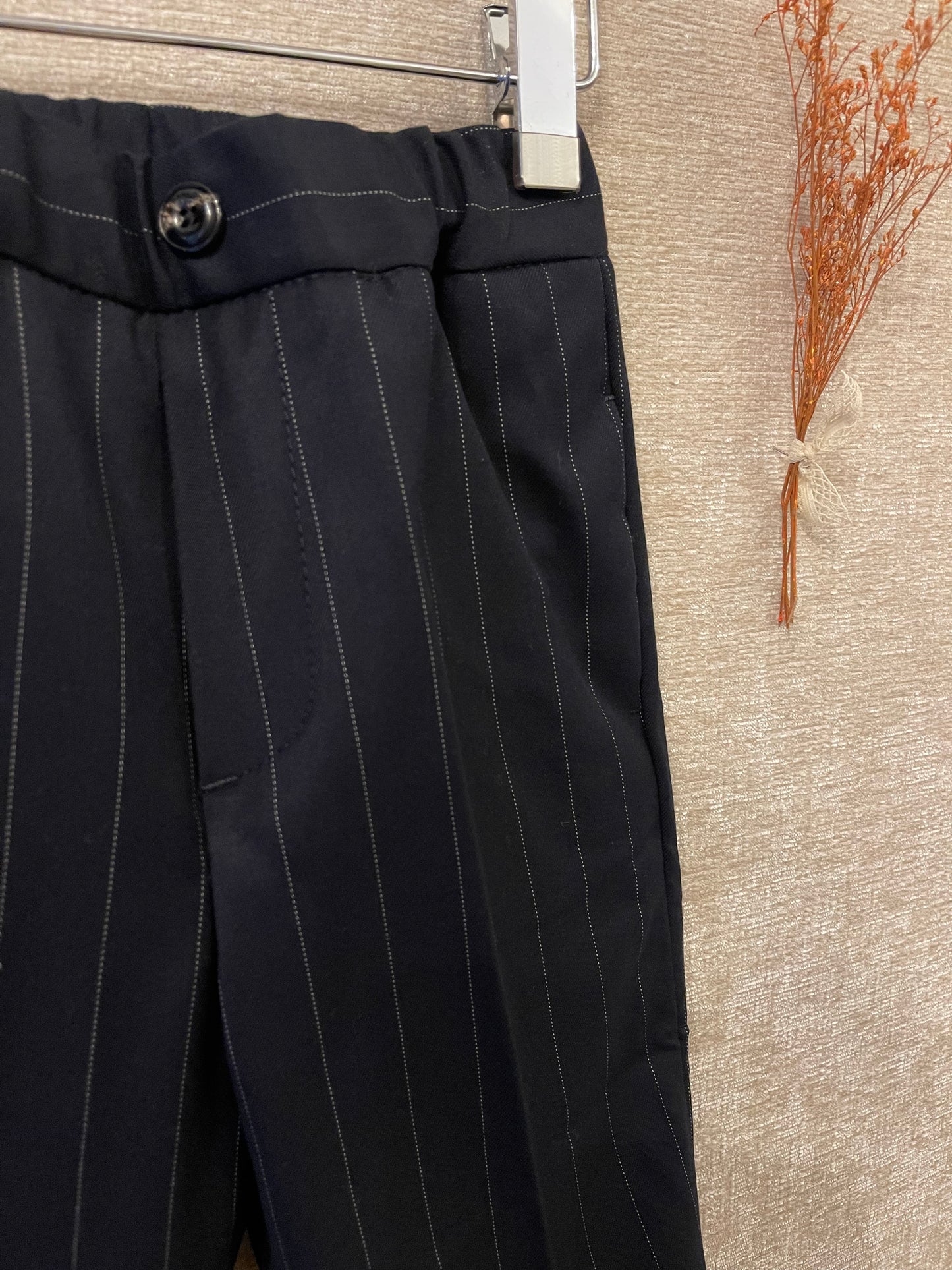 Pantalone gessato militare/navy