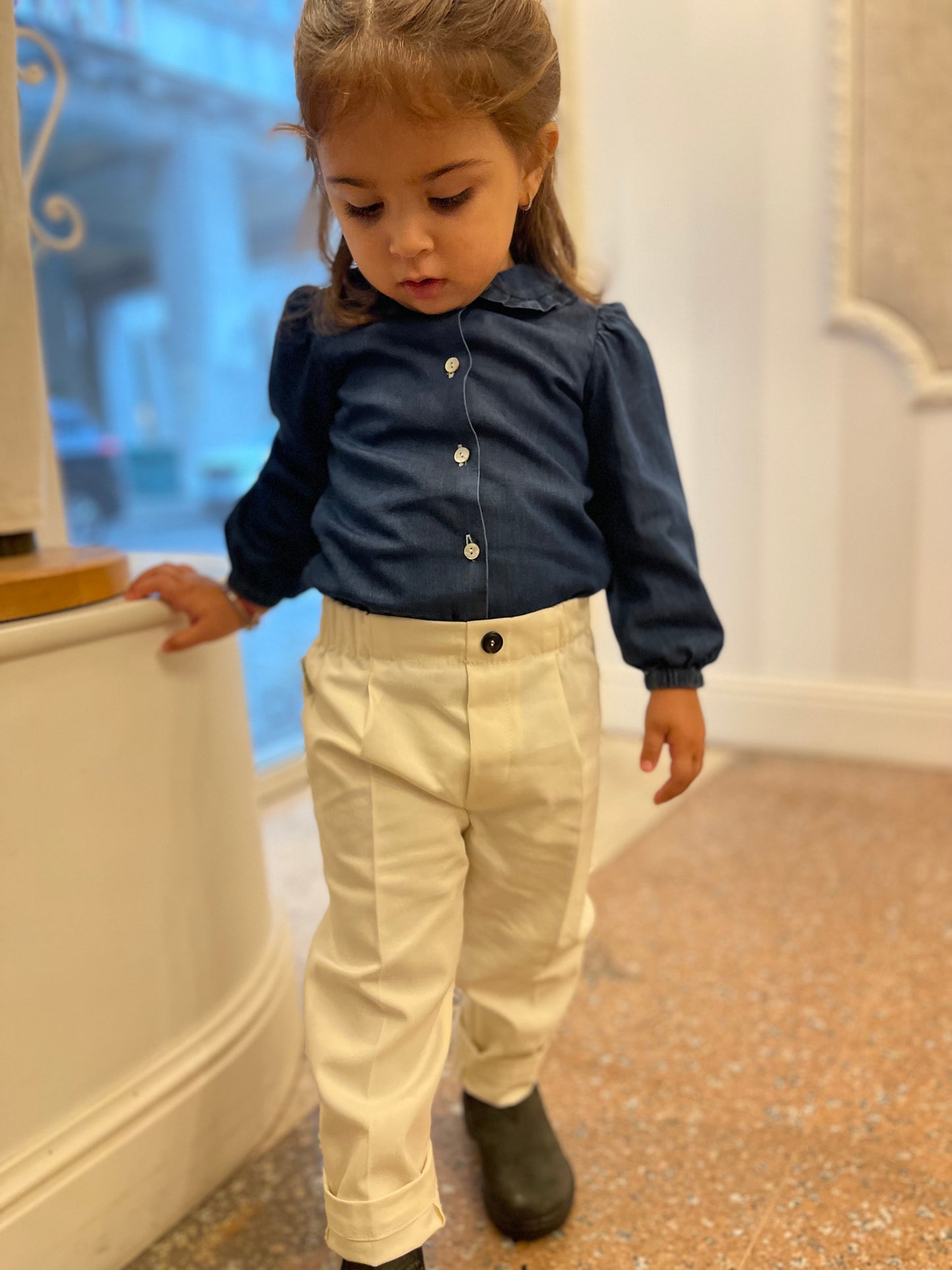 Pantalone/salopette sartoriale