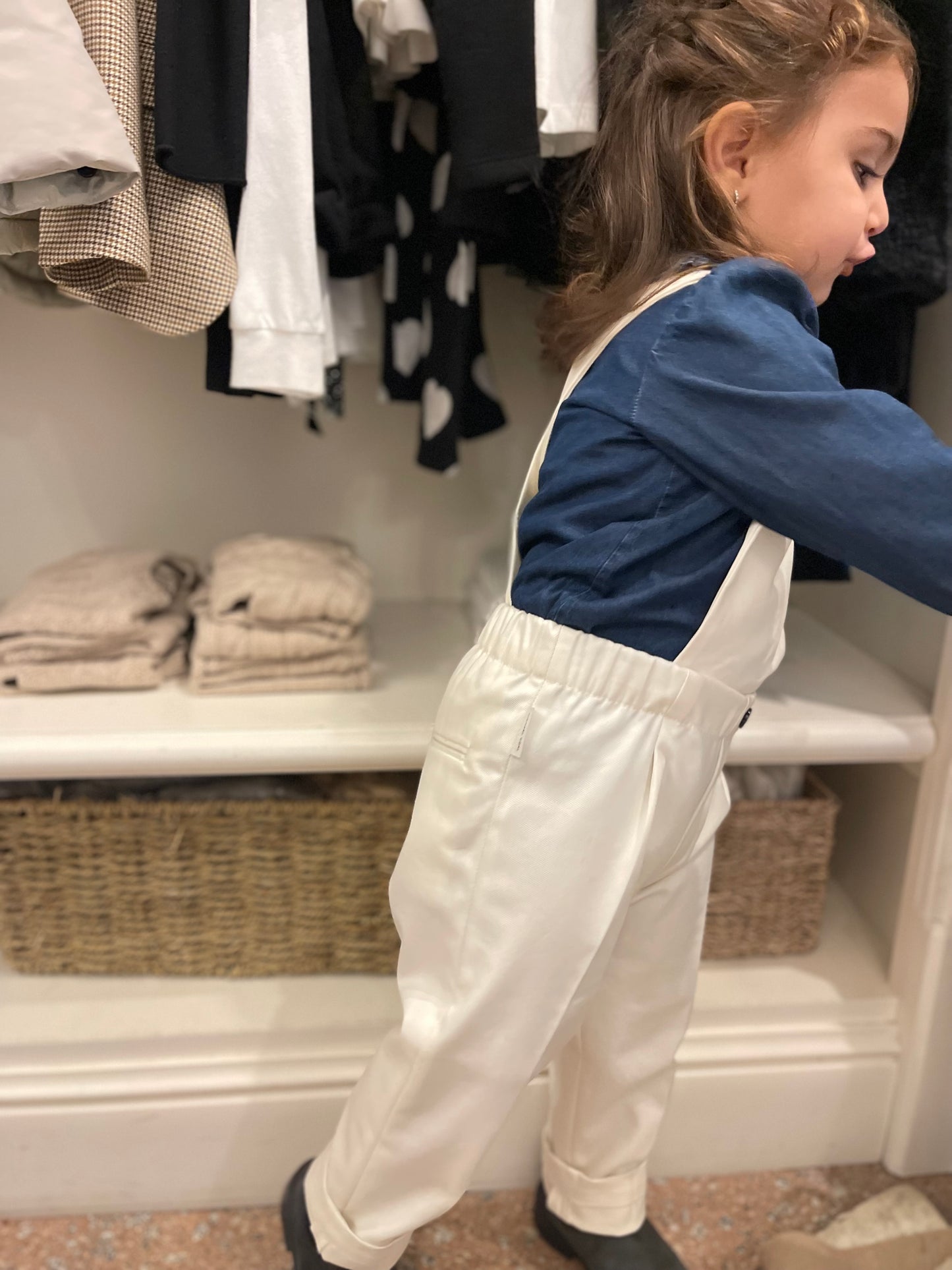 Pantalone/salopette sartoriale