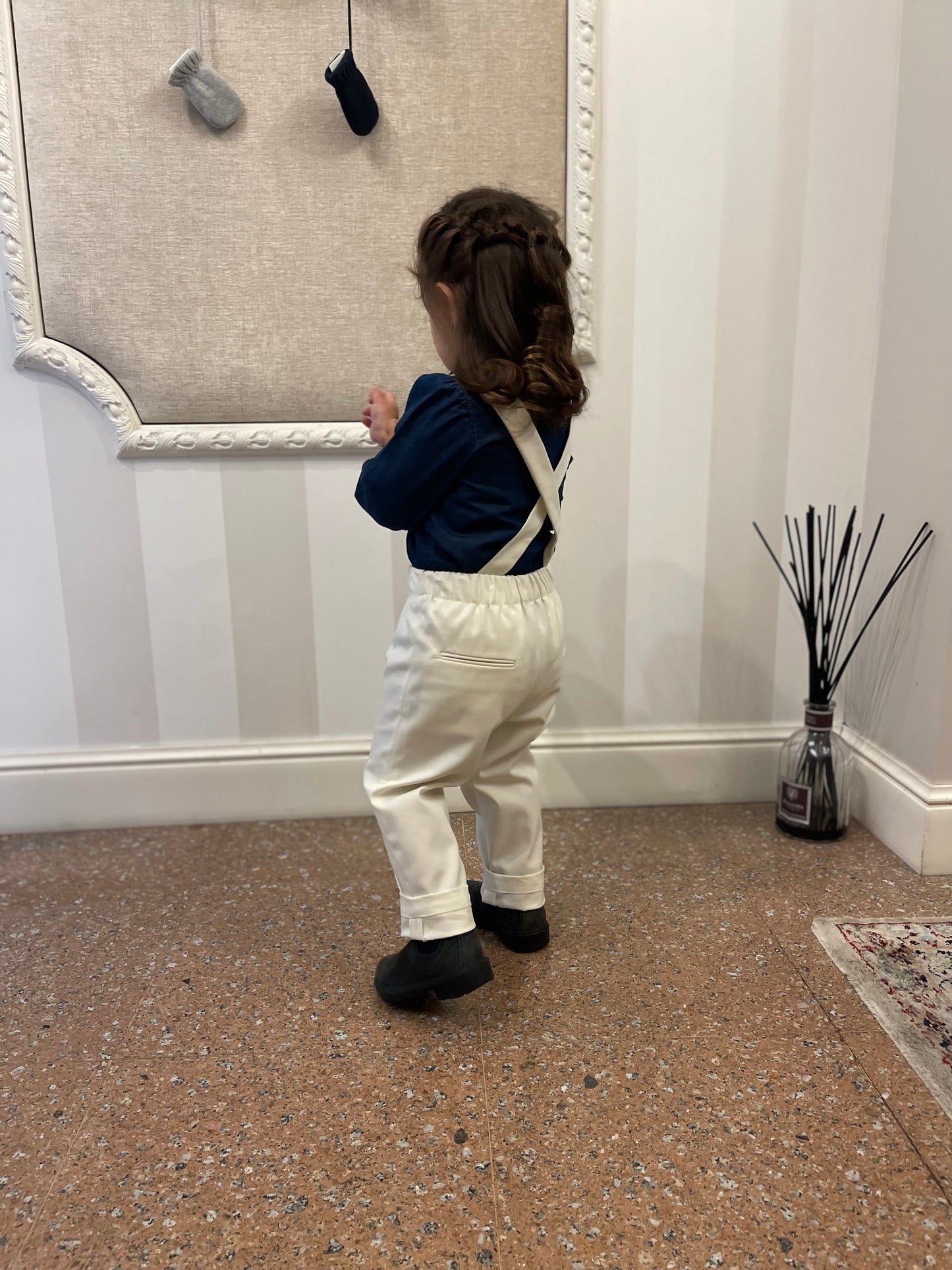 Pantalone/salopette sartoriale