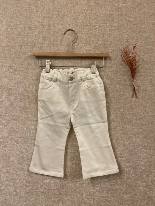 Pantalone in cotone a trombetta