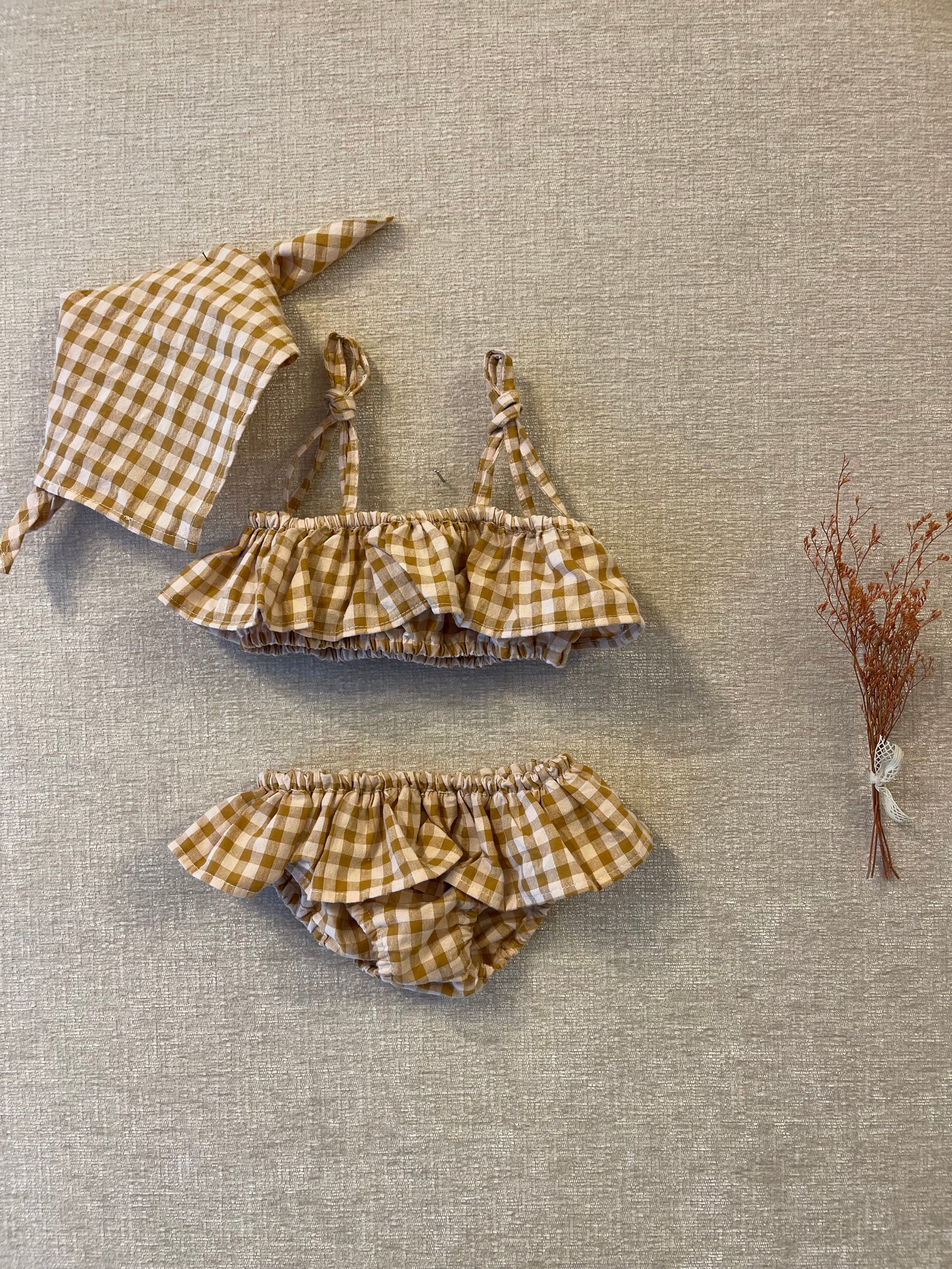 Costumino + bandana in cotone Babe & Tess