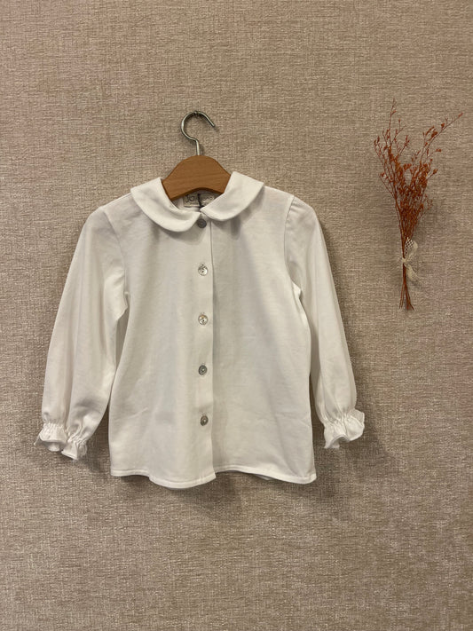 Camicia con arricciatura sui polsi