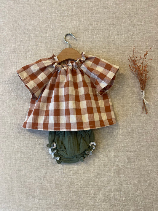 Blusa Babe & Tess + bloomer