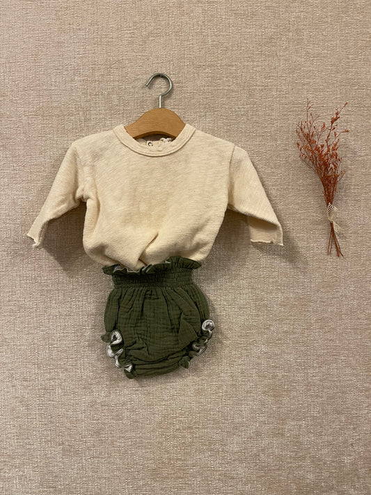 T-shirt manica lunga + bloomer